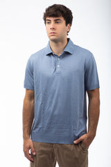 Polo uomo in Jersey Carta da Zucchero