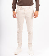 Pantaloni Dieci in gabardina stretch