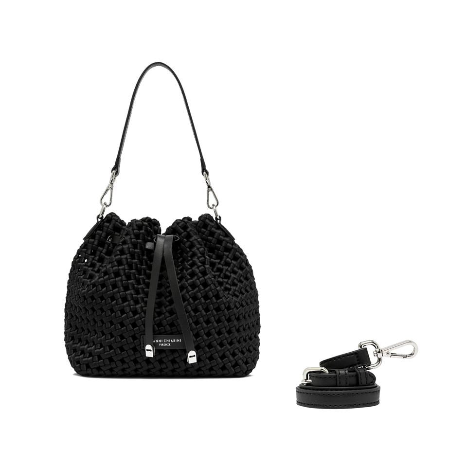 Borsa in tessutoFiore Nero BS 11566 WVNG NERO GIANNI CHIARINI 