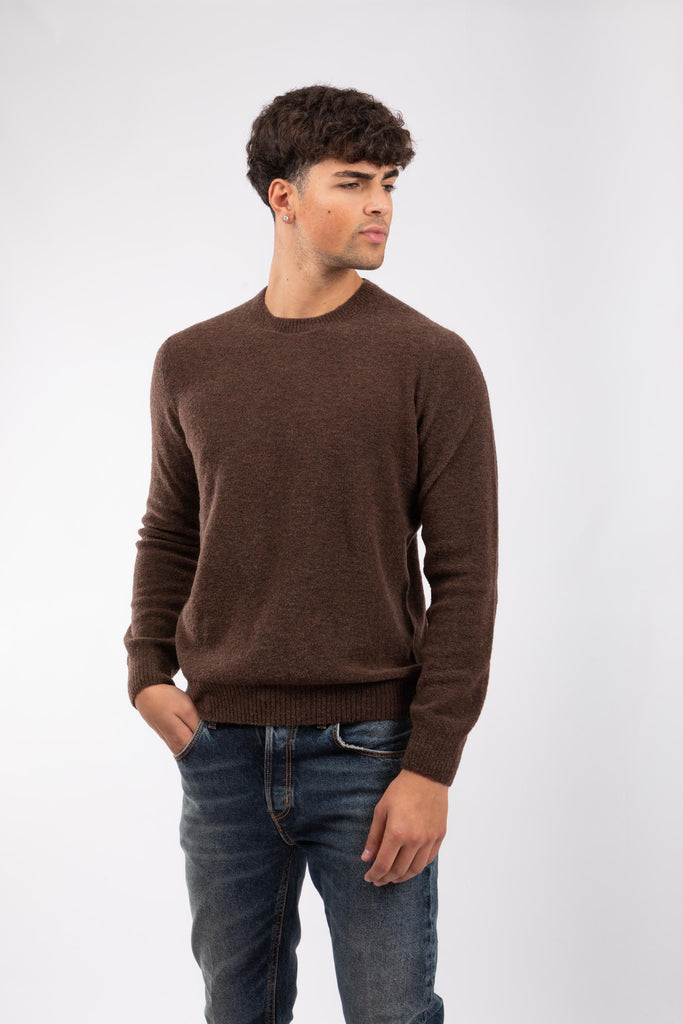 Maglia uomo girocollo Marrone 57167/24001 180 GRAN SASSO 