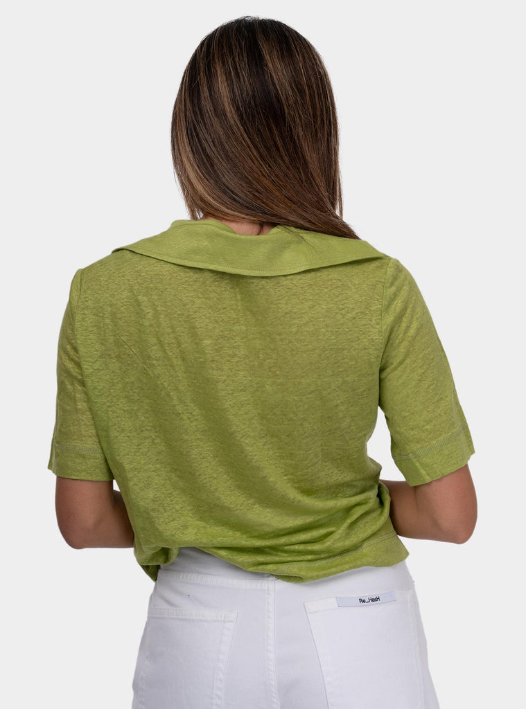 T-shirt in puro lino Platano SS25516 PLATANO NIU 