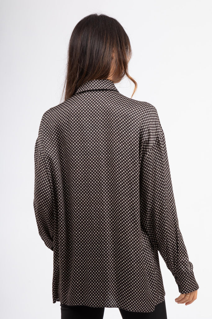 Camicia in satin 6SSM080STD ER18 0990 PT PANTALONI TORINO 