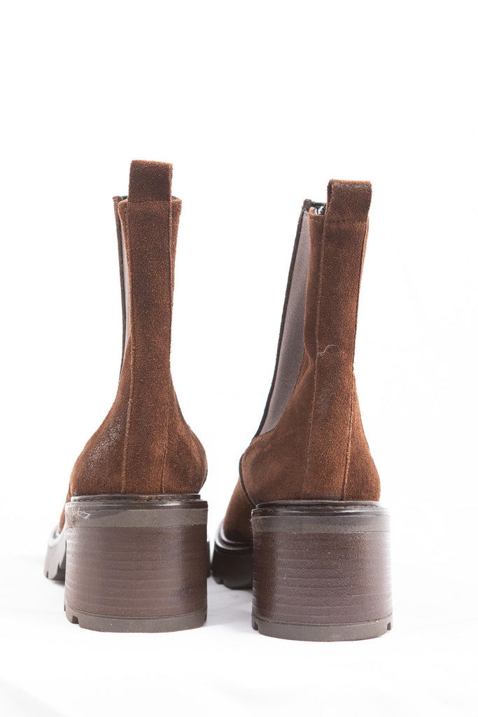 Stivaletto Beatles Marrone 2270 VELOUR MARRONE KOBRA 