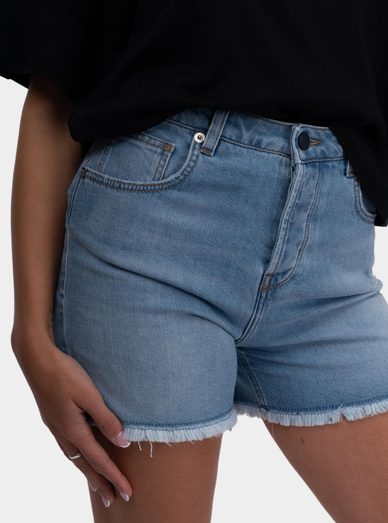 Short donna Adele 5 tasche B057 GL ADELE 2D595 BLUE REHASH 