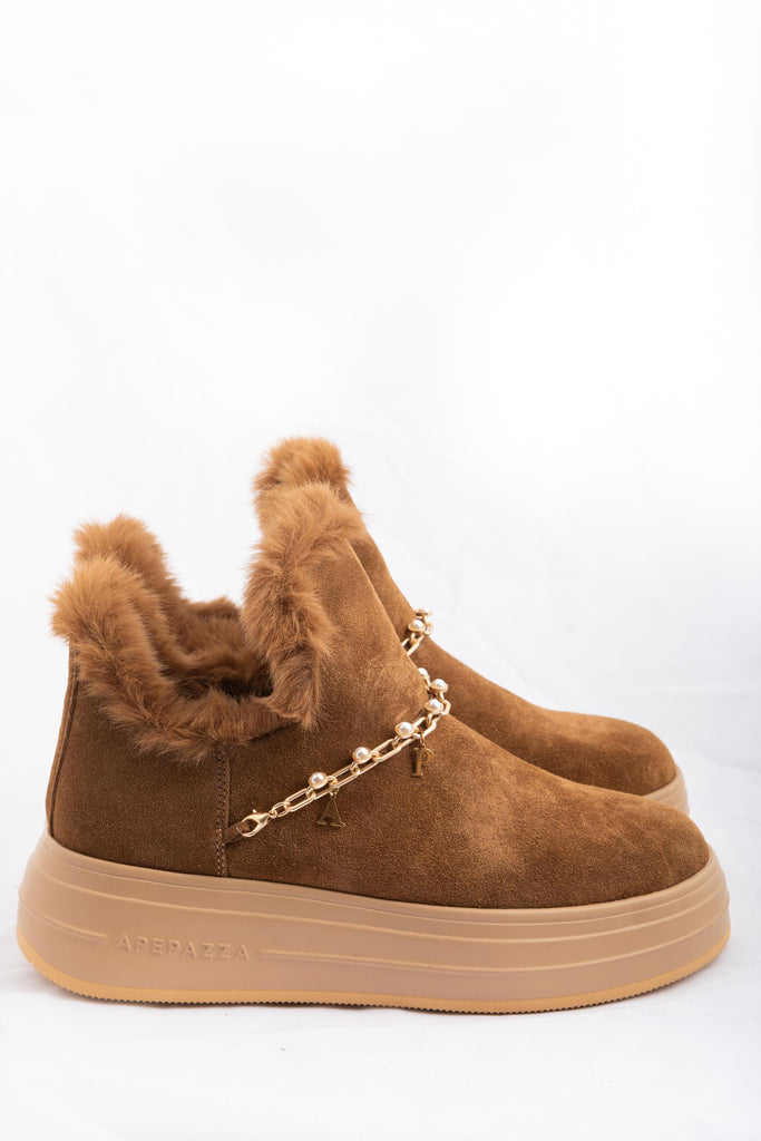 Stivale leila Cognac F5IFTY19 COGNAC APEPAZZA 