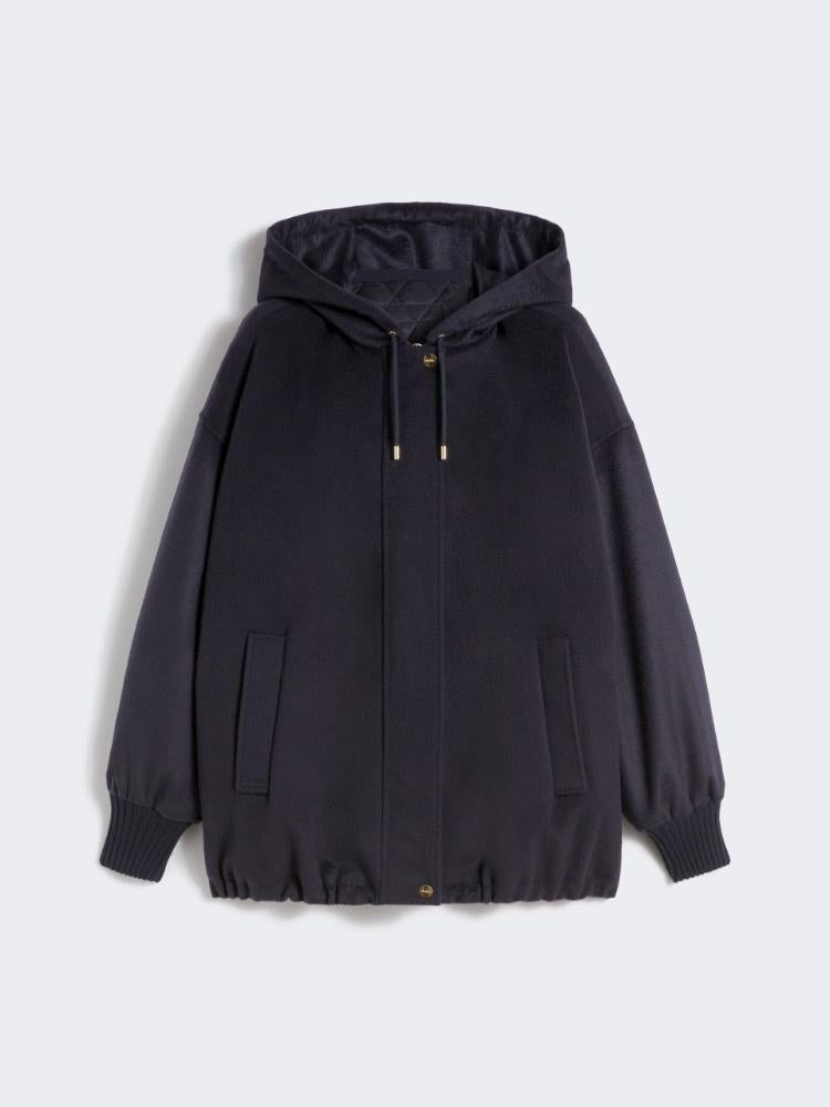 Felpa in drap di lana Blu DERRIS 010 MAX MARA STUDIO 