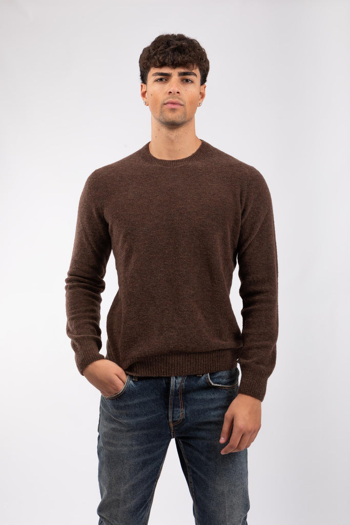 Maglia uomo girocollo Marrone 57167/24001 180 GRAN SASSO 