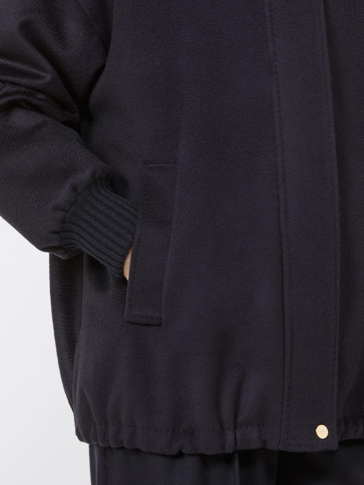 Felpa in drap di lana Blu DERRIS 010 MAX MARA STUDIO 