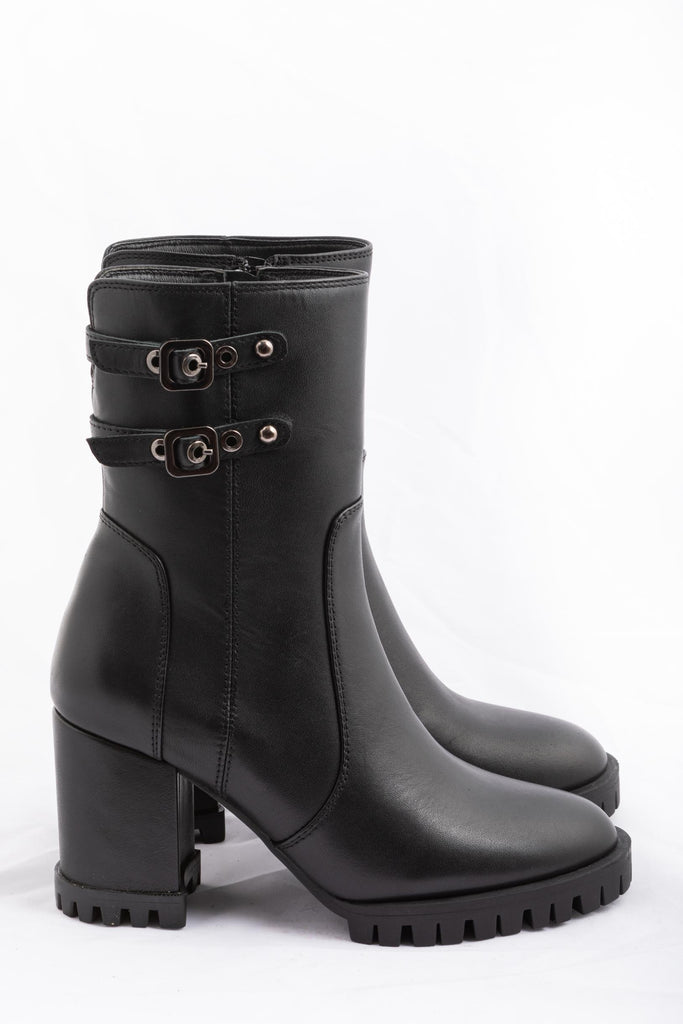 Stivaletto Ester Nero F5EVERY02/LEA BLACK APEPAZZA 