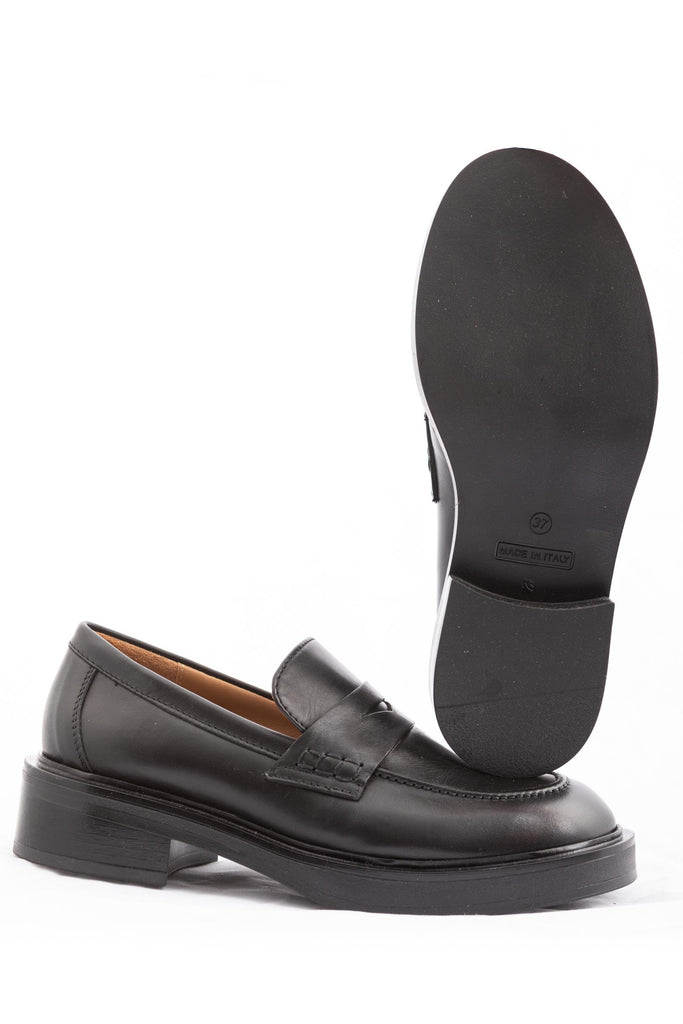 Mocassino in pelle Nero 2687 BOSTON NERO KOBRA 