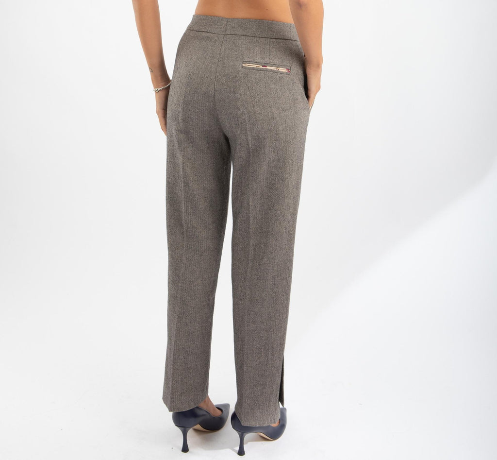 Pantaloni in cotone con piega 521SD25017 529022-01 ALESSIA SANTI 