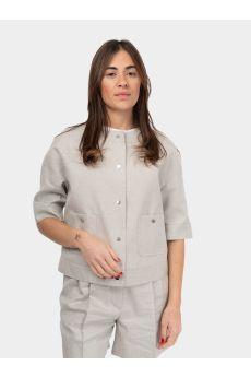 Giacca a maniche corte Argento<BR/> AGILE 002 MAX MARA 