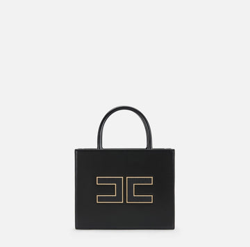 Tote piccola con logo Nero BS33A56E2 110 NERO ELISABETTA FRANCHI 