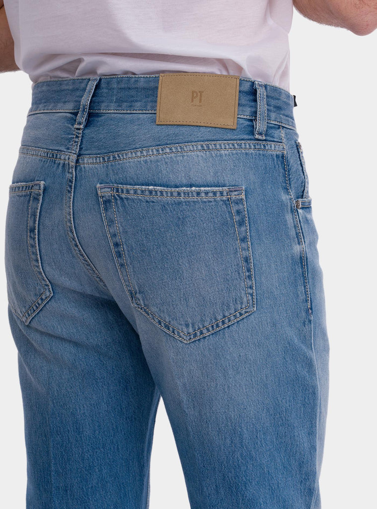 Jeans Reggae in denim di cotone TP05B0CA5630 ML38 PT PANTALONI TORINO 