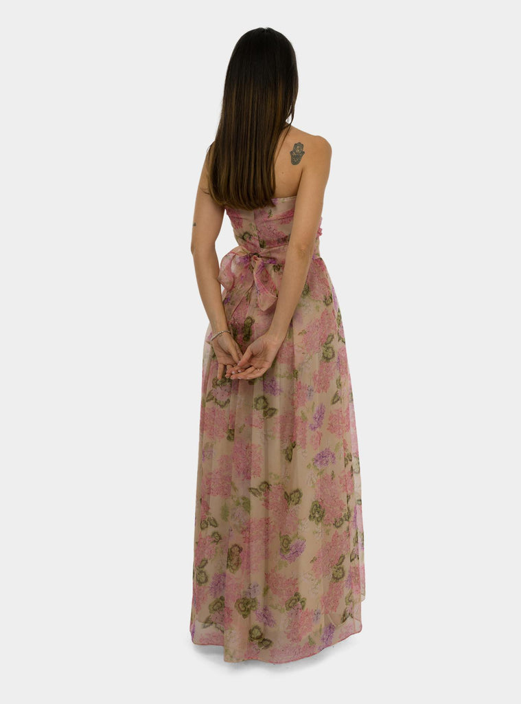 Abito bustier Lisetta in organza fantasia LISETTA 001 MAX MARA 