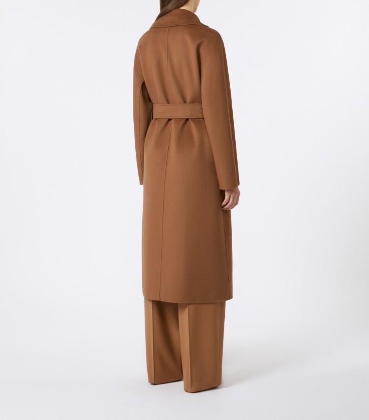 Cappotto in lana cachemire e seta Nocciola CLES 058 MAX MARA STUDIO 