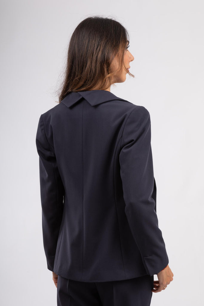 Giacca sfiancata Blu AW25312T077 BAIA NIU 