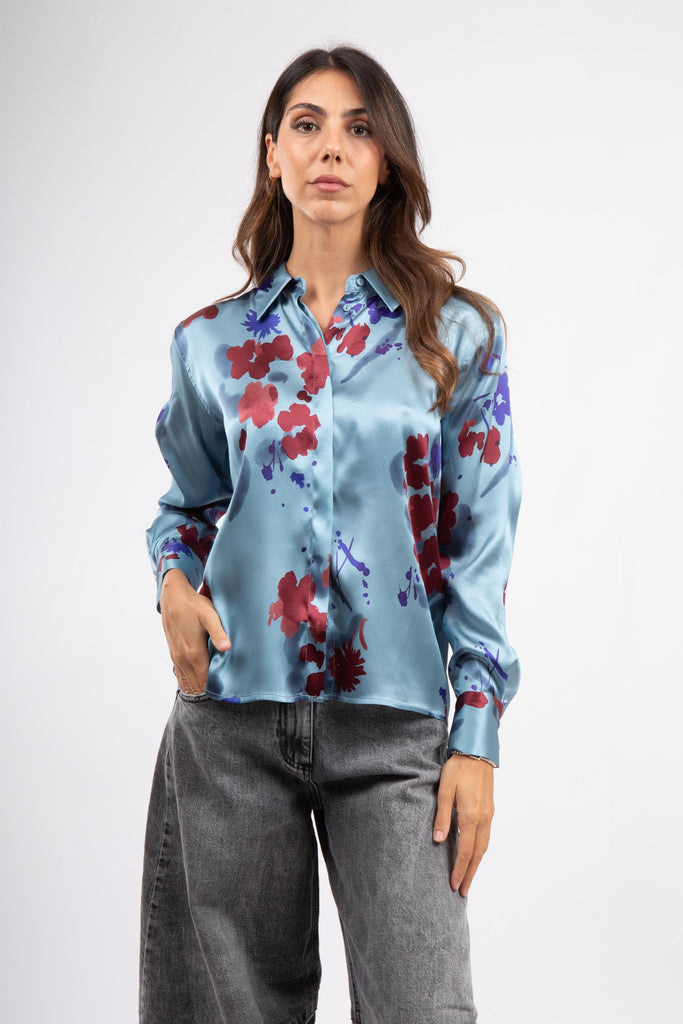 Camicia in seta Impero AW25617T000 IMPERO NIU 