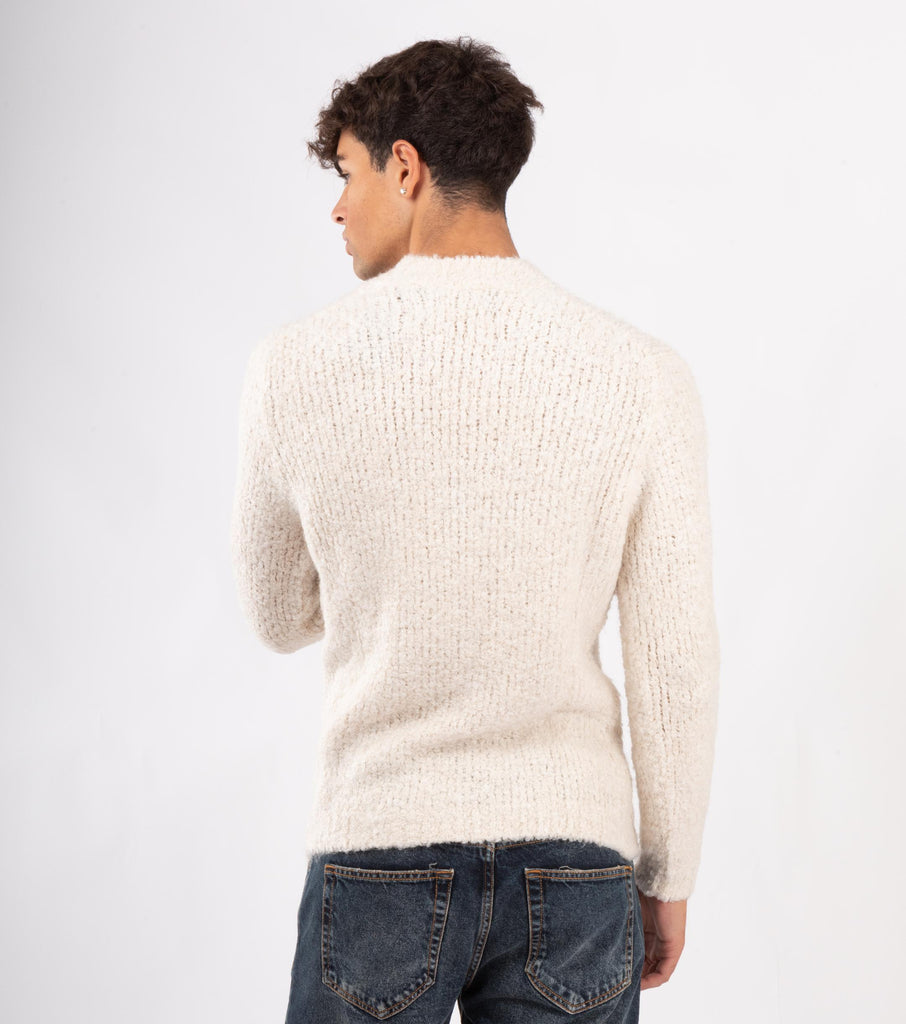 Maglione testurizzato Panna BRAYS PWI25-06 800 TAGLIATORE 