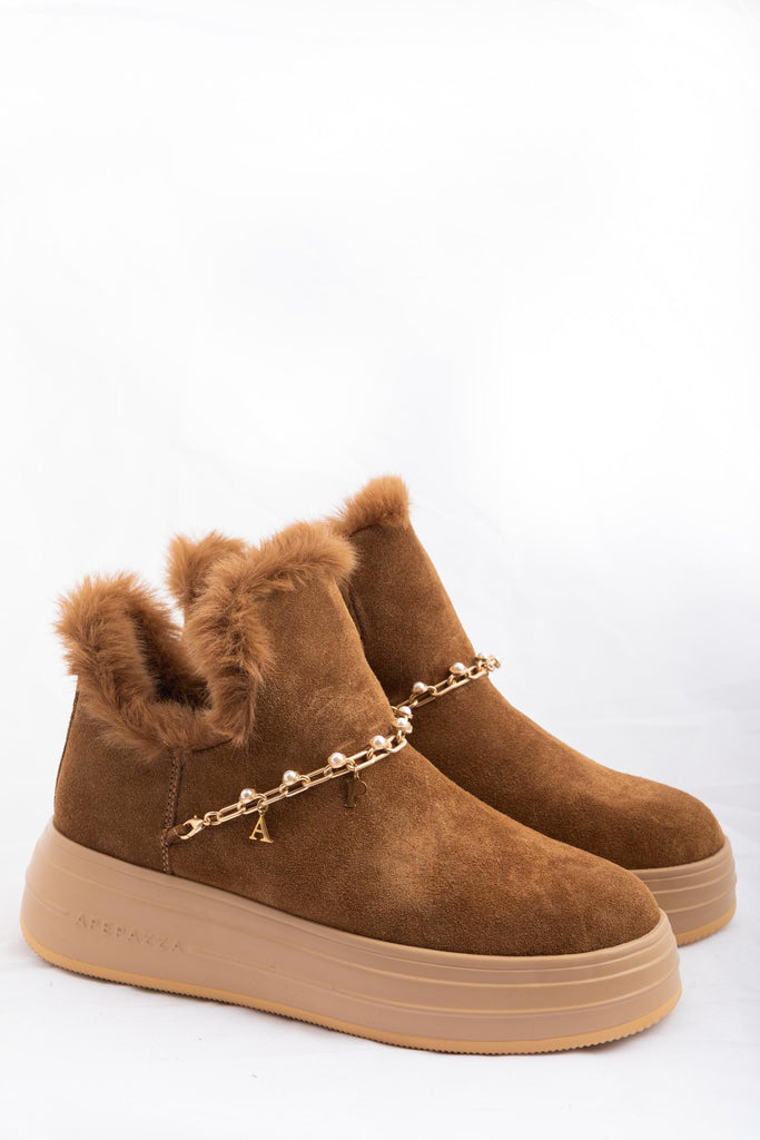 Stivale leila Cognac F5IFTY19 COGNAC APEPAZZA 