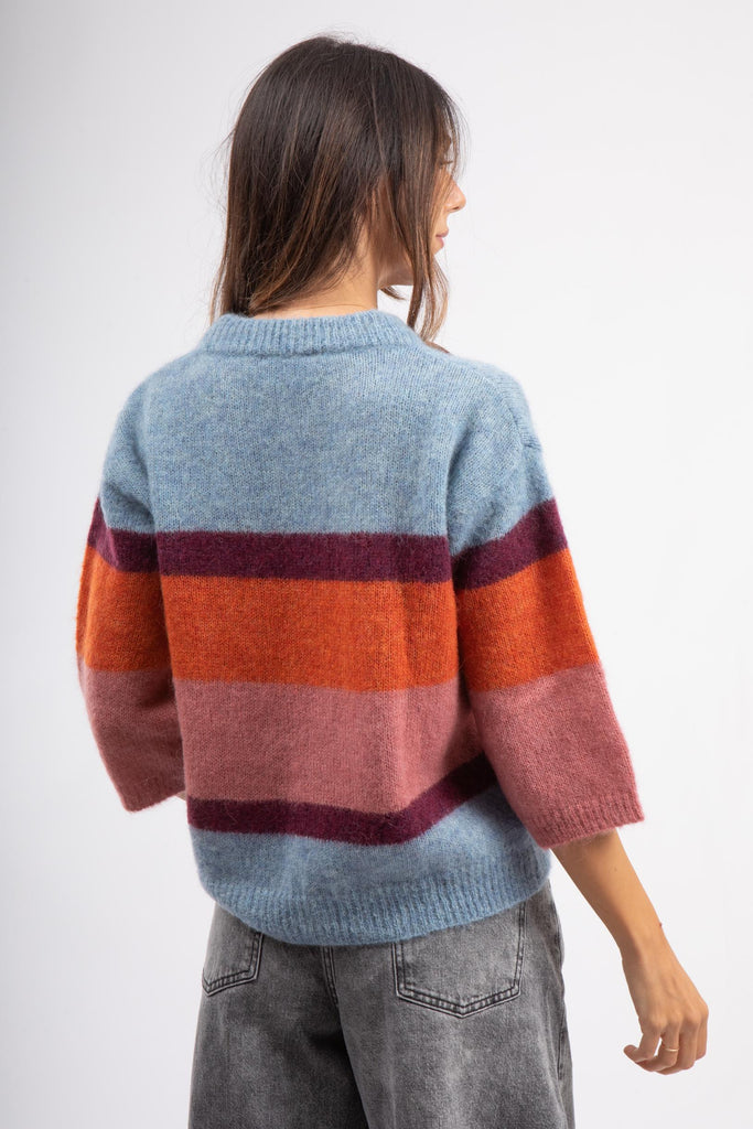 Maglia over fantasia Sora AW25705W016 SORA NIU 