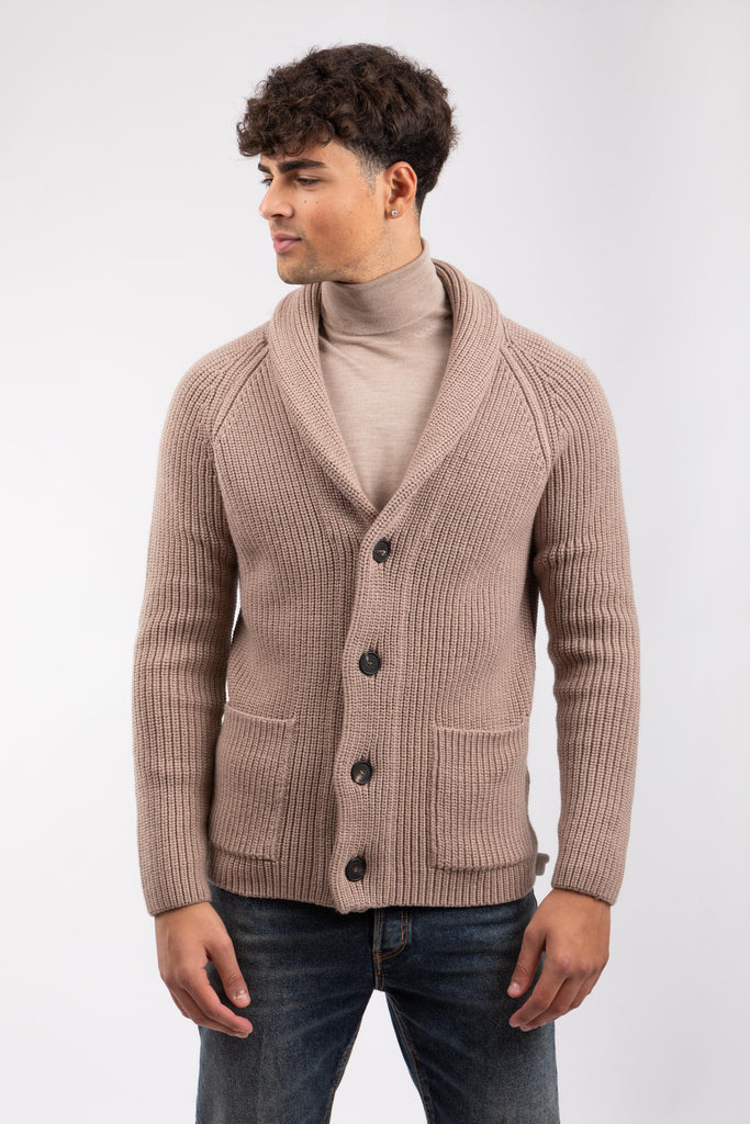 Cardigan con scollo a scialle Avano JACKSON PWI25-01 299 TAGLIATORE 