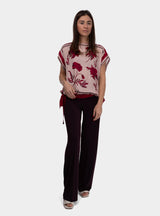 Pantalone palazzo con elastico