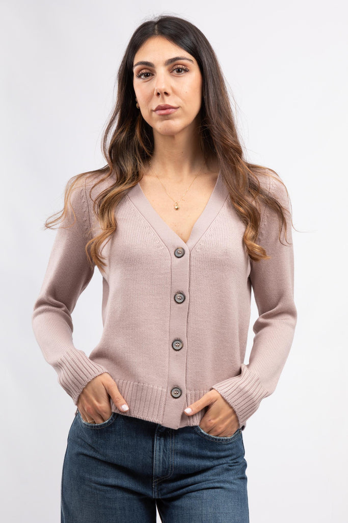 Cardigan basico Glicine 13206/14200 217 GRAN SASSO 