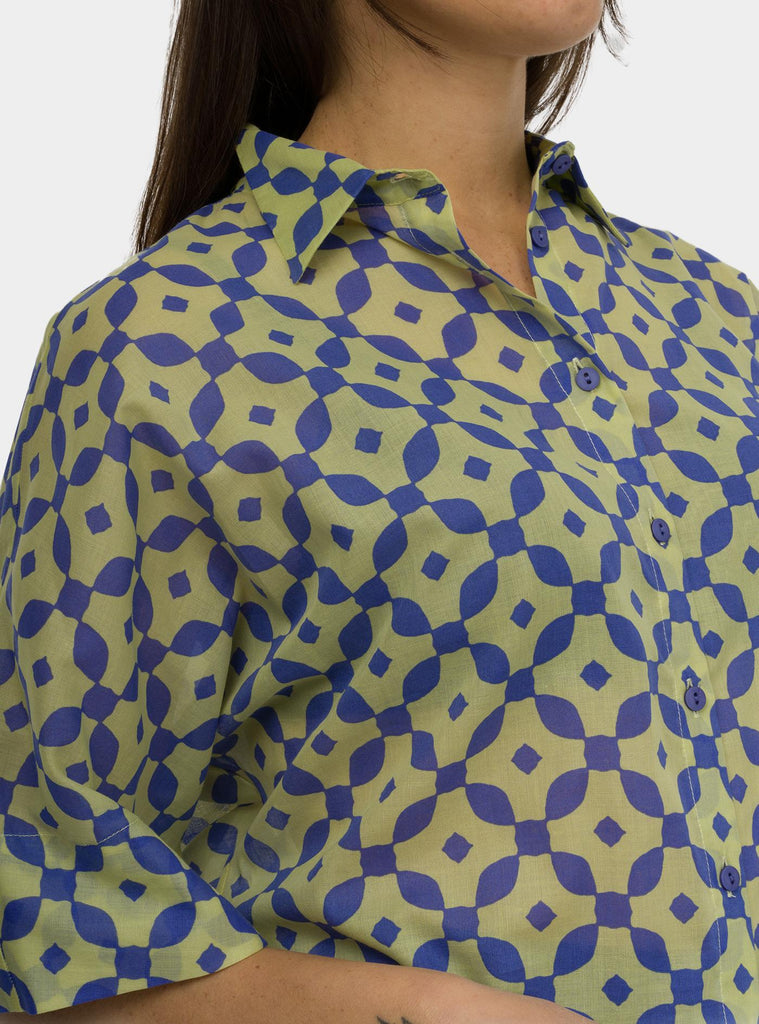 Camicia Kimono Glicine SS25601T056 PLATANO NIU 