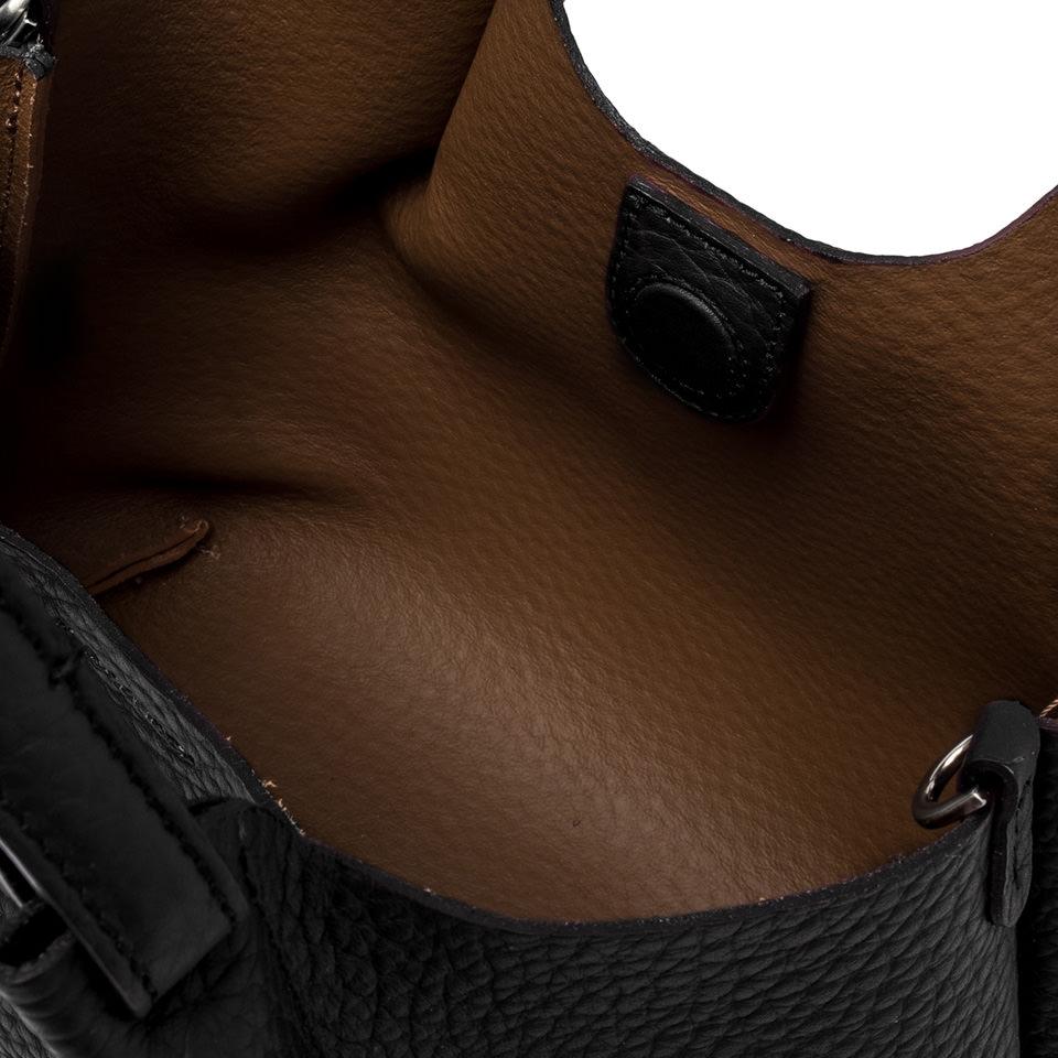 Borsa donna modello Dua Nero Castoro BS 9719 RNGDBL NERO-CASTORO GIANNI CHIARINI 