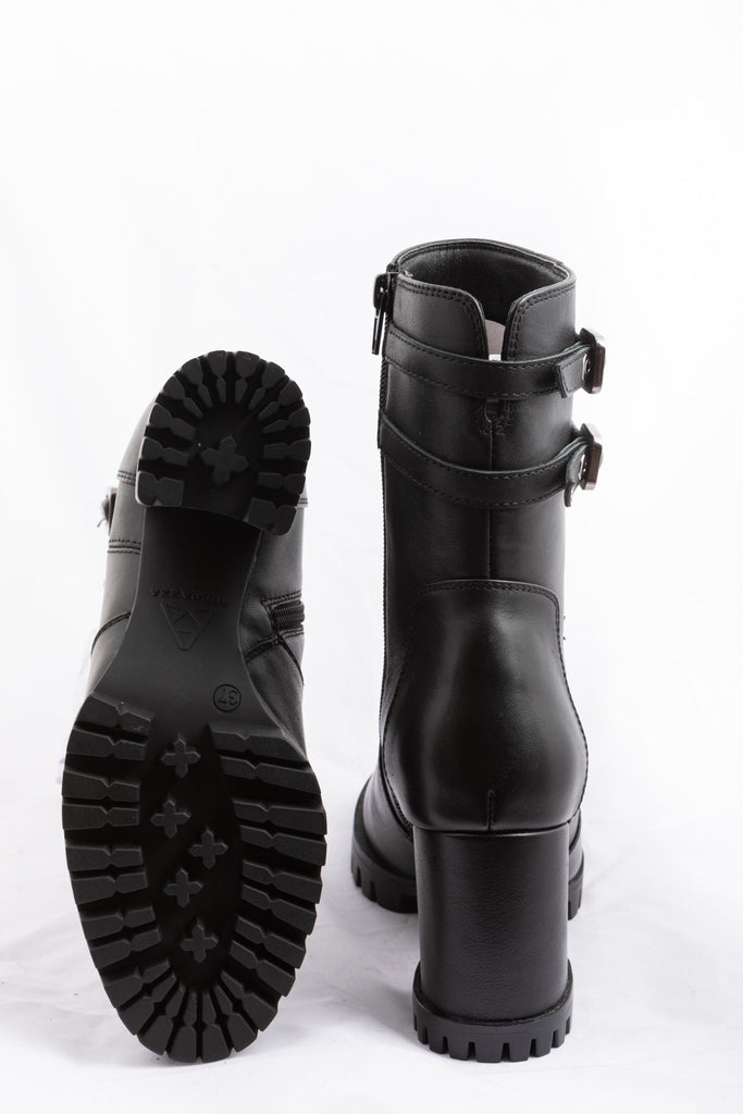 Stivaletto Ester Nero F5EVERY02/LEA BLACK APEPAZZA 