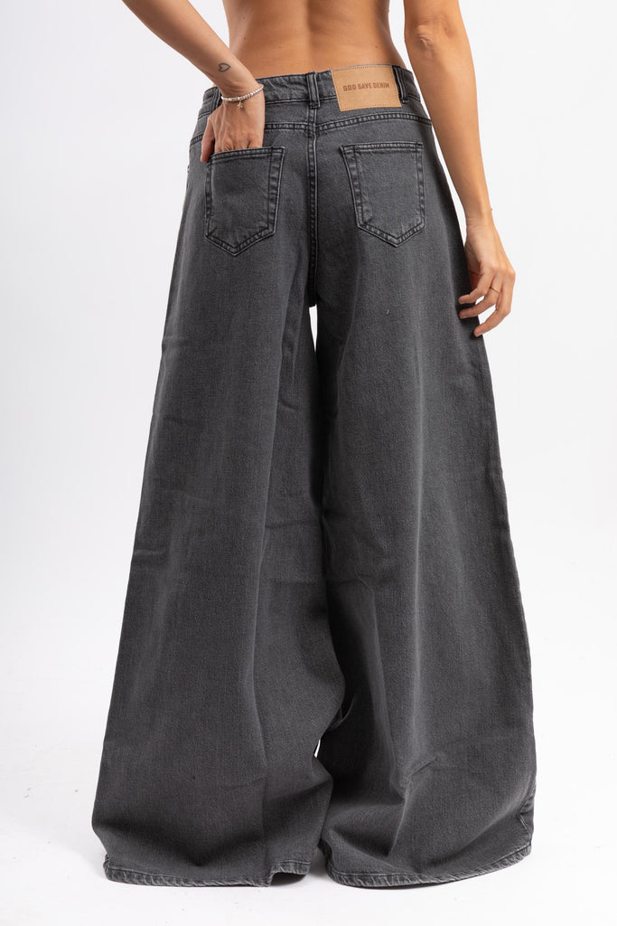 Jeans ampio Grigio GEMMA-7 G176 GOD SAVE DENIM 