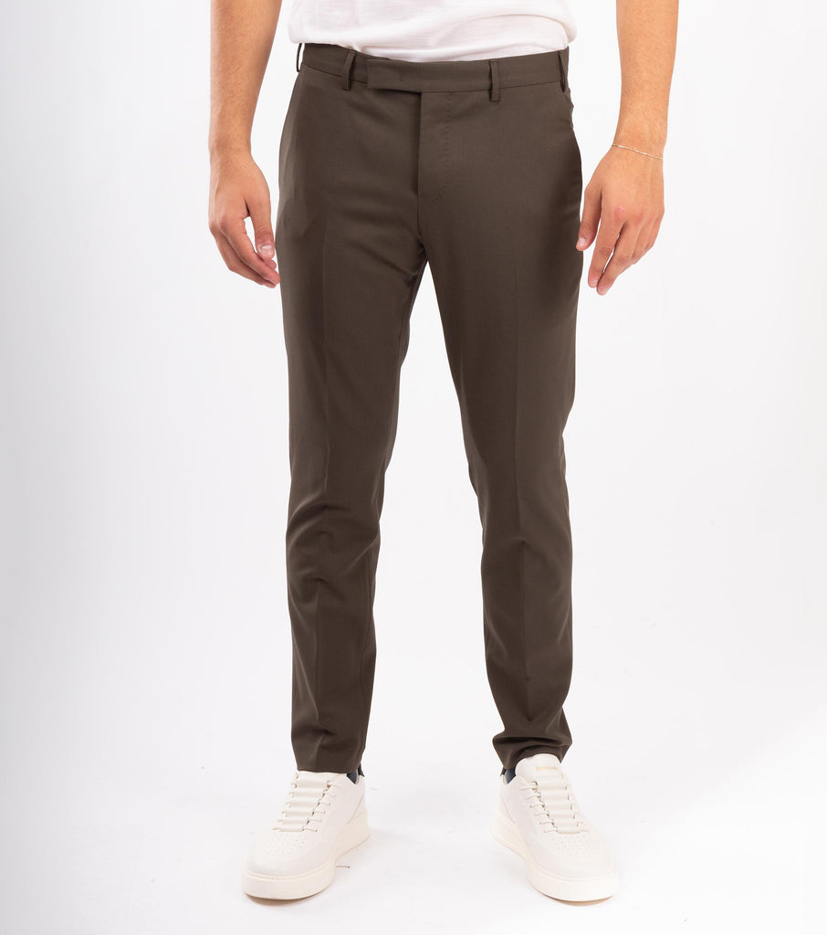 Pantalone Dieci stretch verde AFX0Z00FWD MA37 0445 PT PANTALONI TORINO 