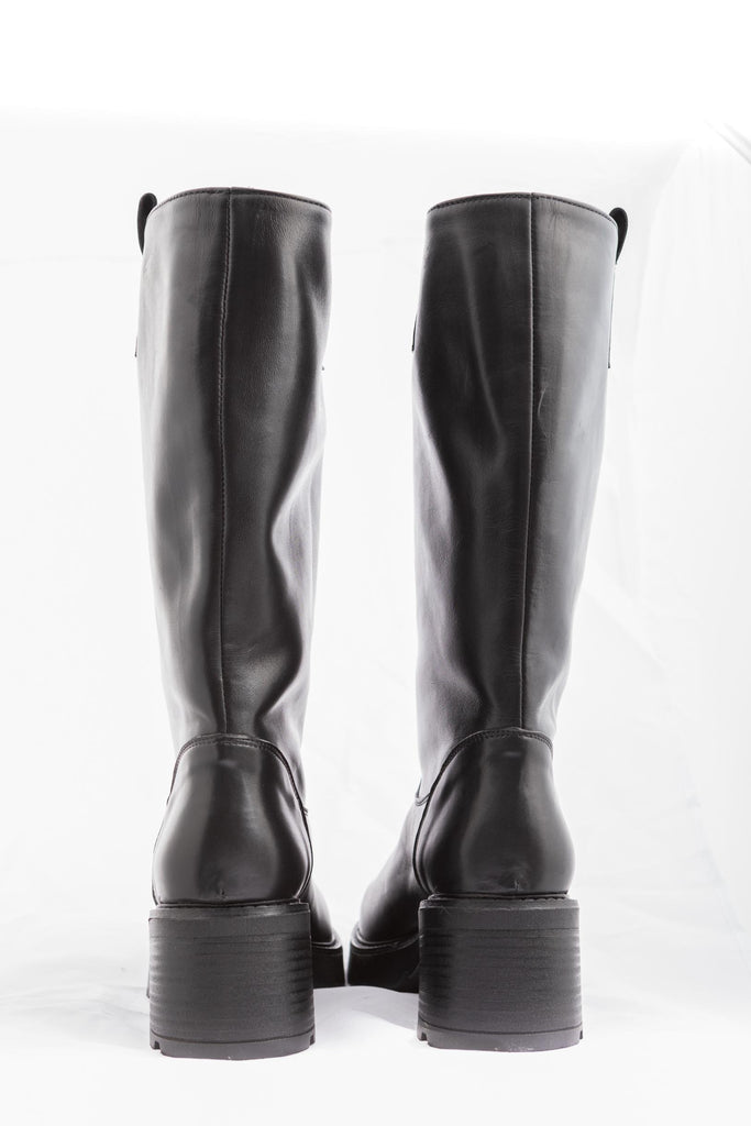 Stivale in Pelle Nero 211 VELOUR NERO KOBRA 