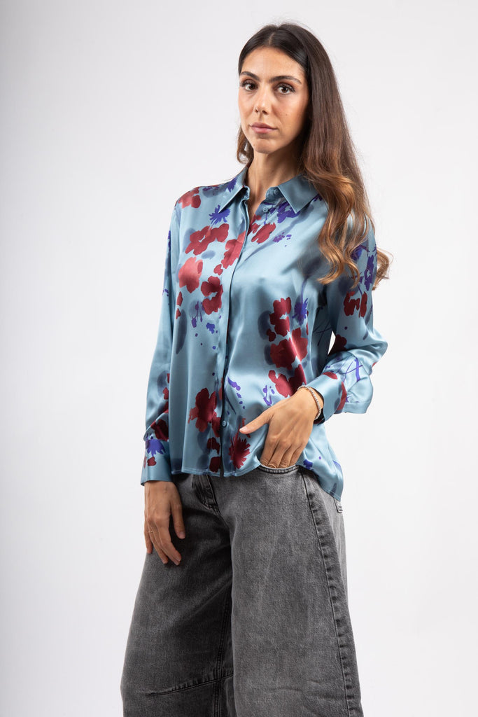 Camicia in seta Impero AW25617T000 IMPERO NIU 