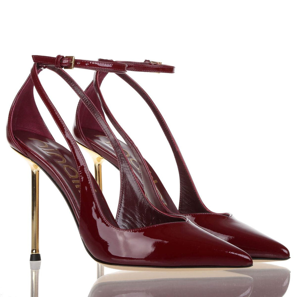 Decolletè in vernice bordeaux 352553HL/17 6 NINALILOU 