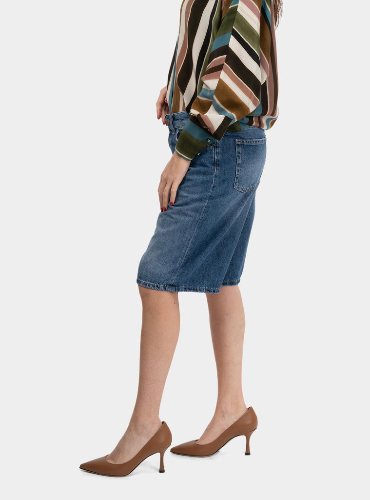 Bermuda di jeans BPGNZ0OA5080 MI03 PT PANTALONI TORINO 