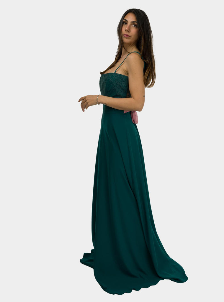 Abito Violette dark green MS5VIOLETTE DARK GREEN MADAME SHOUSHOU 