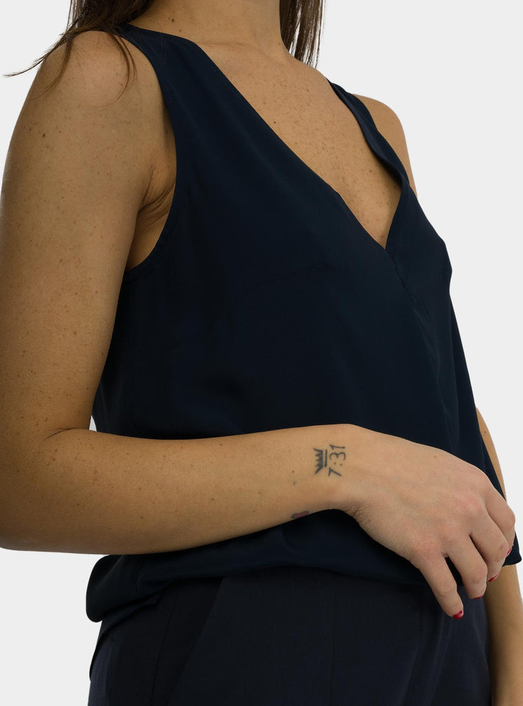 Canotta fluida Blu DT9160 NIGHT OTTO D'AME 