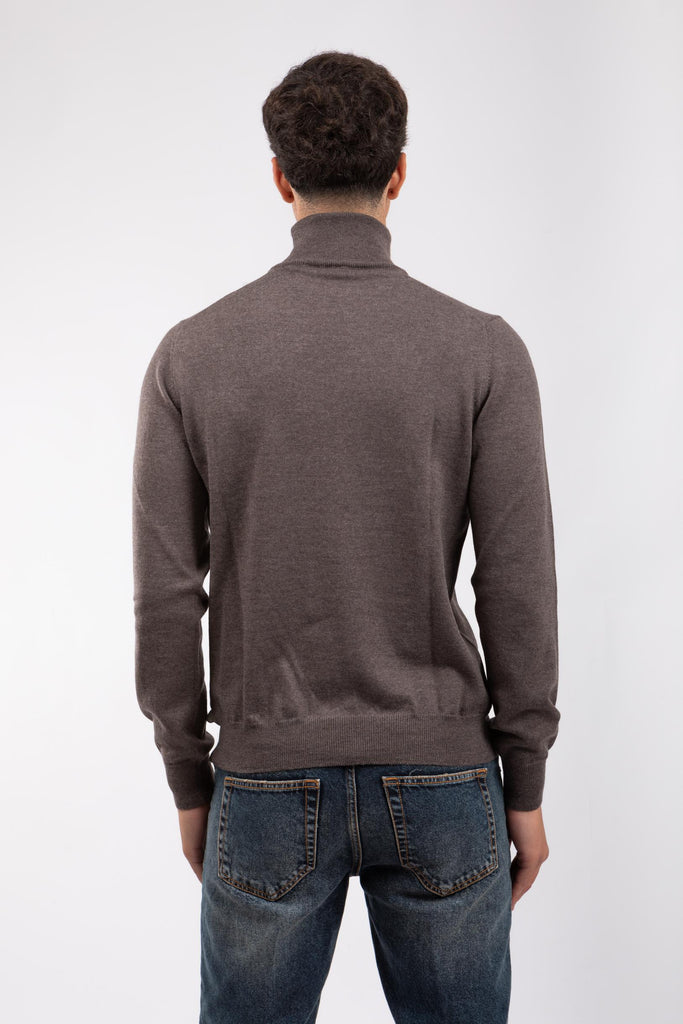 Maglia uomo a collo alto Grigio medio 55157/14290 046 GRAN SASSO 