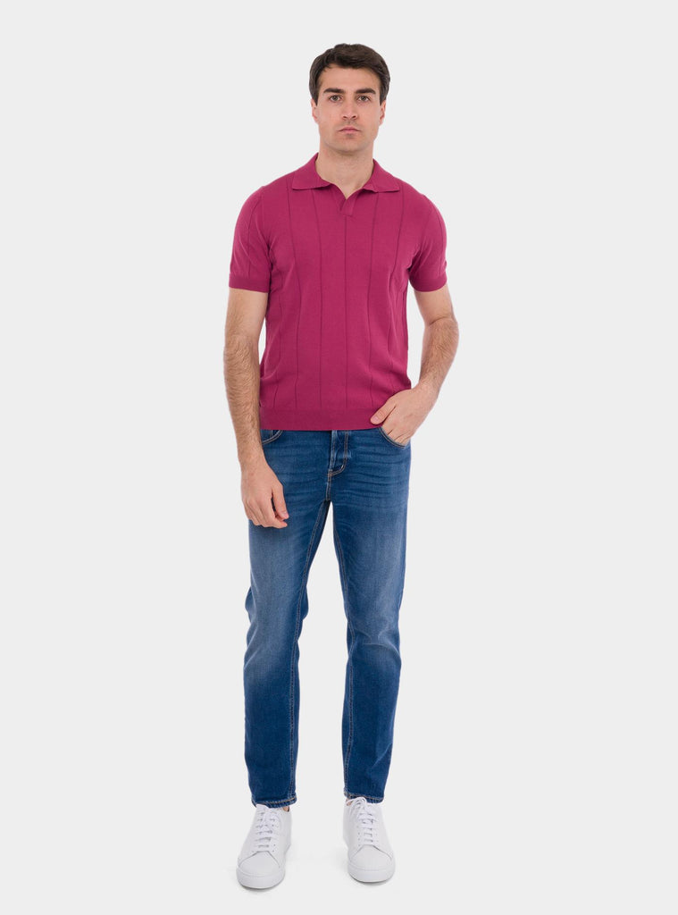 Polo uomo a mezza manica Magenta 57191/20660 223 GRAN SASSO 