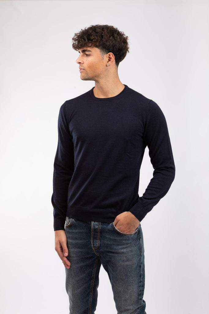 Maglia paricollo Blu 55167/14290 598 GRAN SASSO 