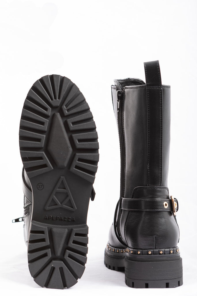 Anfibio Uma Nero F5URBAN06/LEA BLACK APEPAZZA 