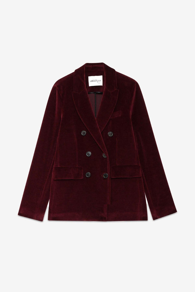 Giacca doppiopetto in velluto Rouge Noir DG6157 ROUGE NOIR OTTO D'AME 