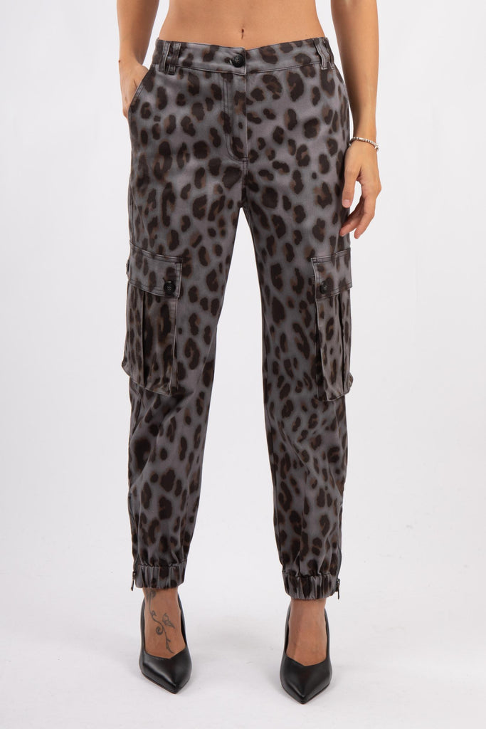 Pantalone cargo maculato 521SD25028 529024-01 ALESSIA SANTI 