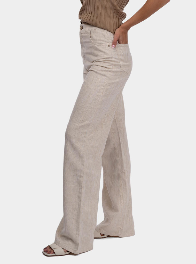 Pantalone Maya 5 tasche Crema P376 MAYA CREMA REHASH 