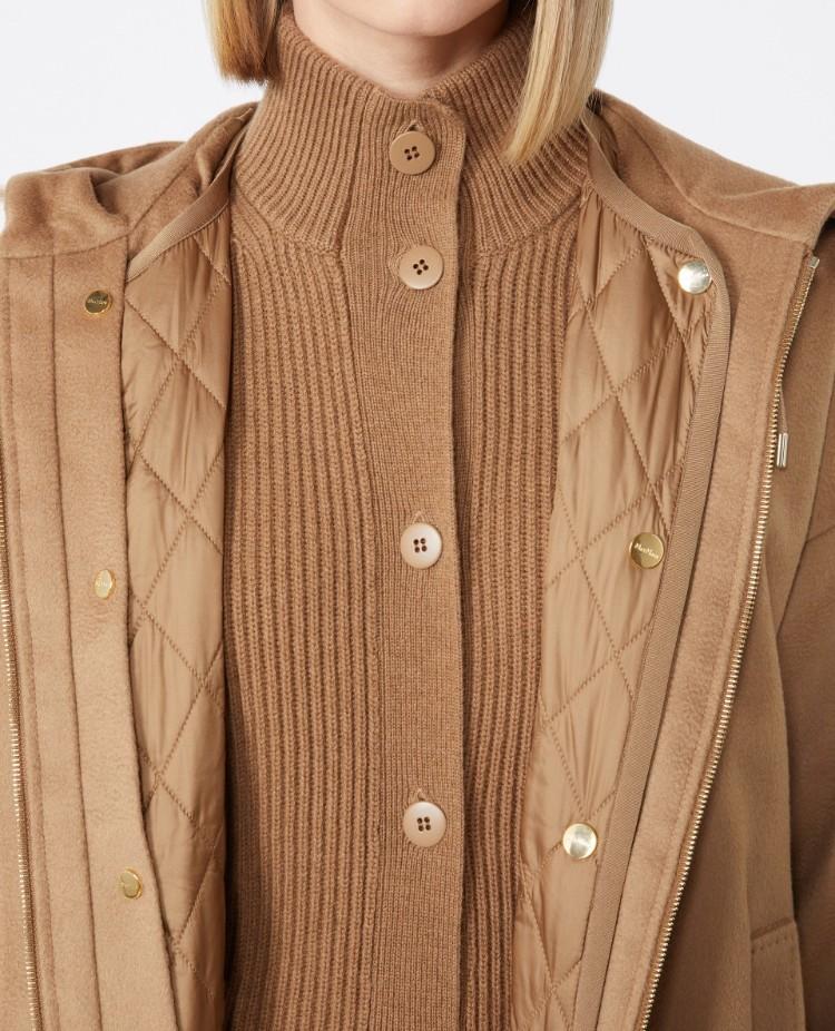 Felpa in drap di lana Cammello DERRIS 006 MAX MARA STUDIO 