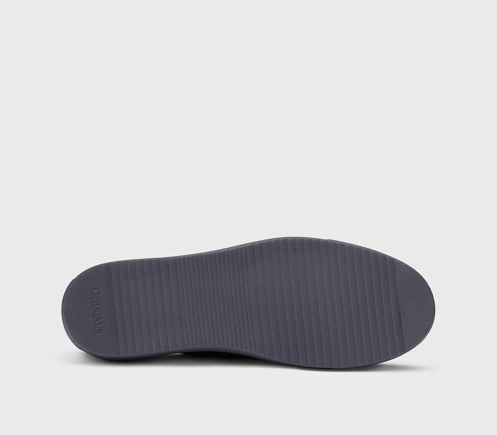 Sneaker in pelle bottalata blu DU3285ROGEUF235IB15 NOTTE DOUCAL'S 