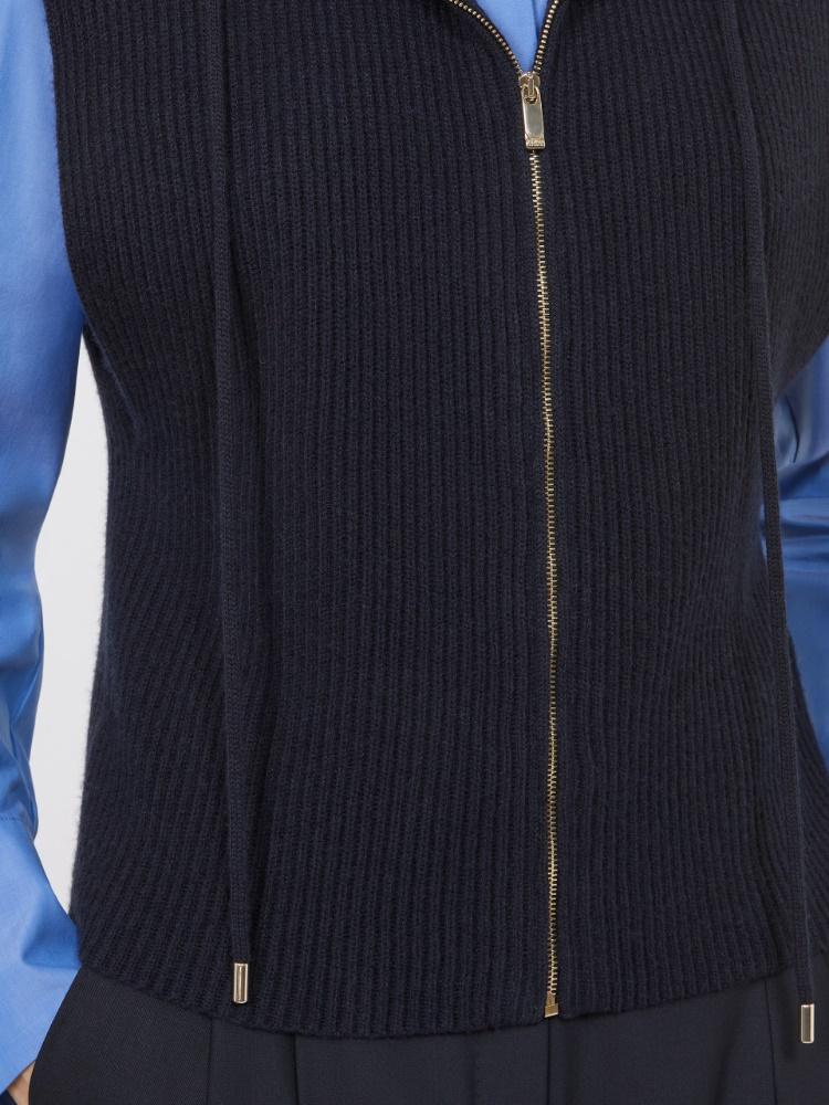 Gilet con cappuccio in lana e cachemire MESCAL 008 MAX MARA STUDIO 