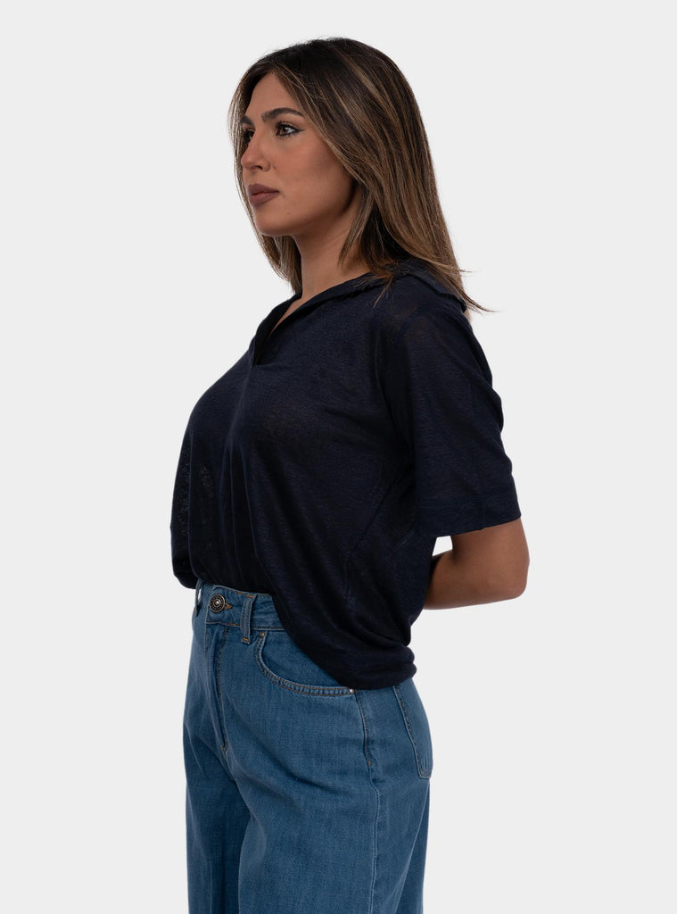 T-shirt Azul SS25516 AZUL NIU 